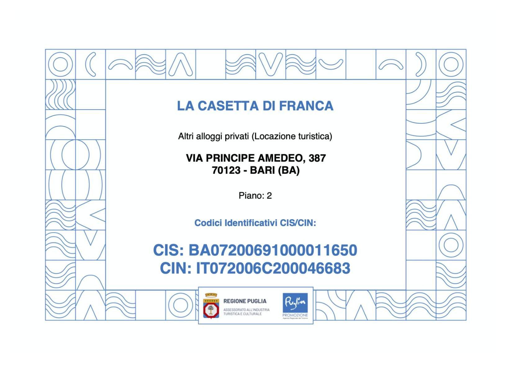 La Casetta Di Franca Bari Ngoại thất bức ảnh